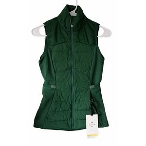 Lululemon Down For‎ It All Vest Everglade Green Women's Size 2